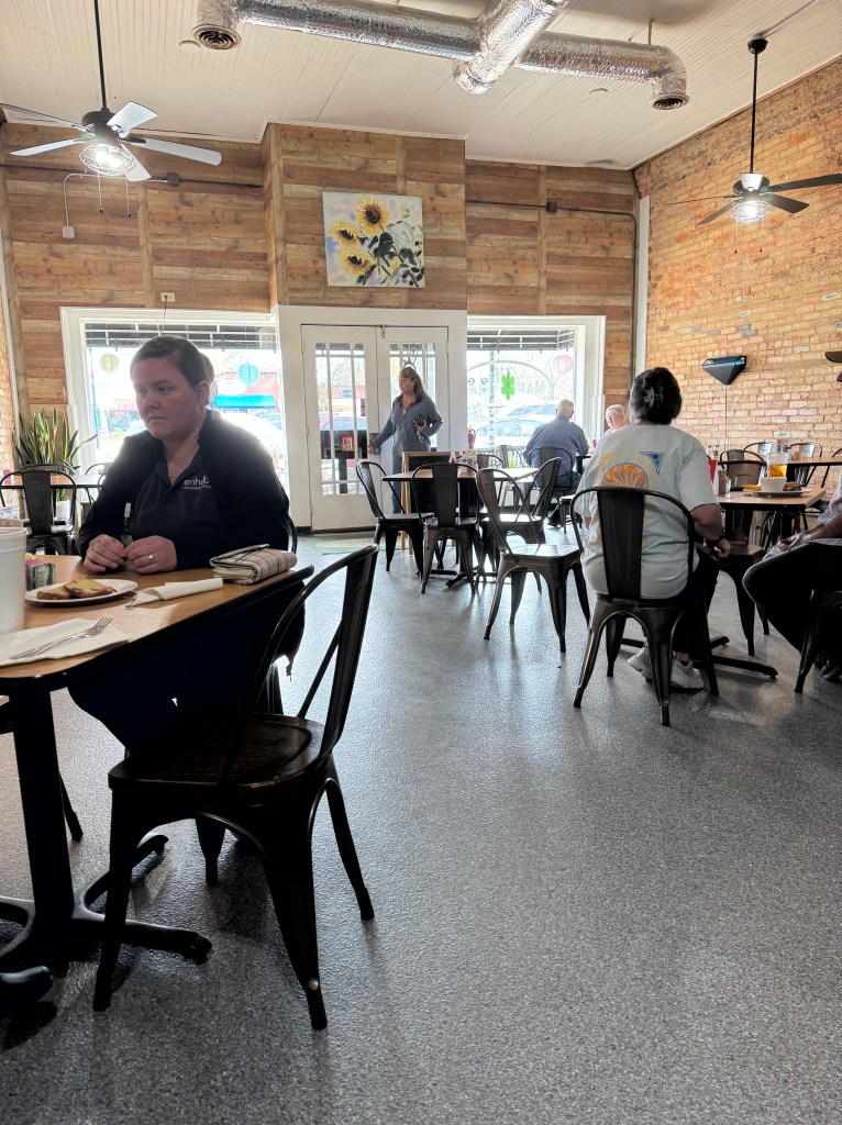 photo from inside the restaurant